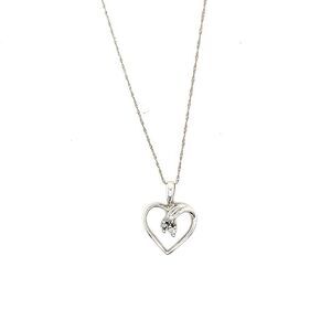 Petite 10K Gold 2-Diamonds Necklace